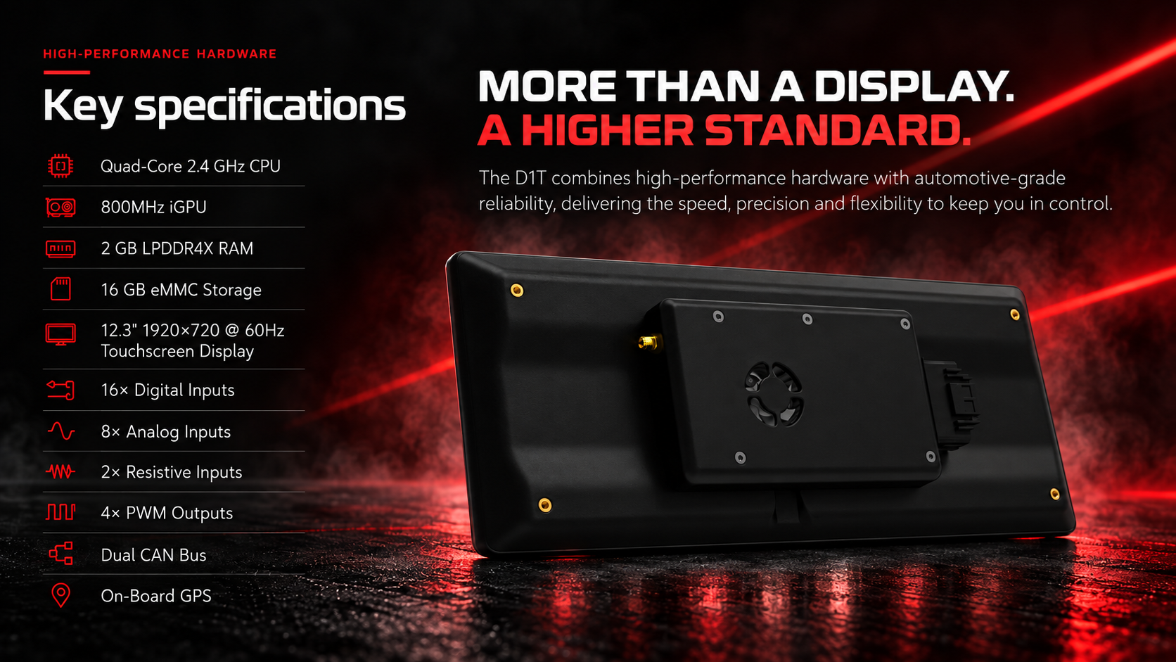 D1T hardware specifications