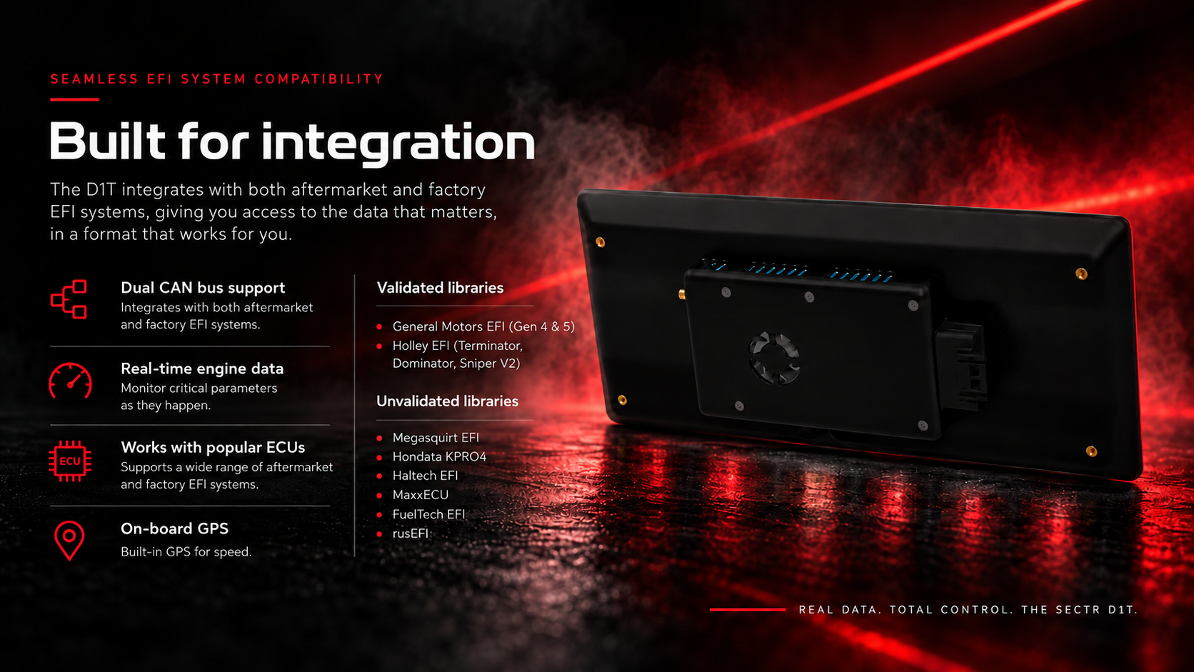 EFI integration and validated and unvalidated libraries