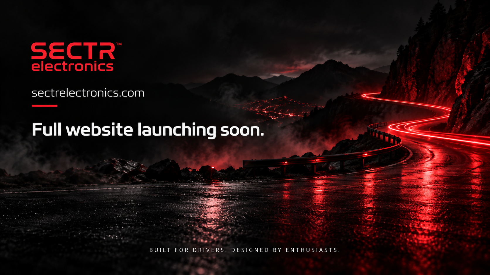 Full website launching soon. Built for drivers. Designed by enthusiasts.
